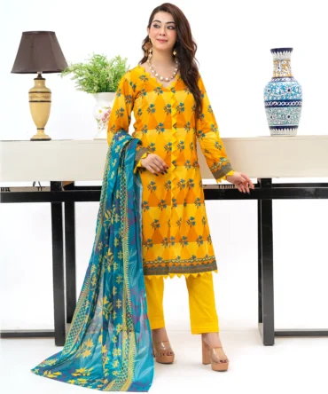 Pretty Attires 3 Piece Lawn women Suit BR MJ-052406