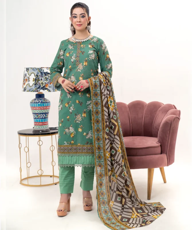 Pretty Attires 3 Piece Lawn women Suit BR MJ-052410