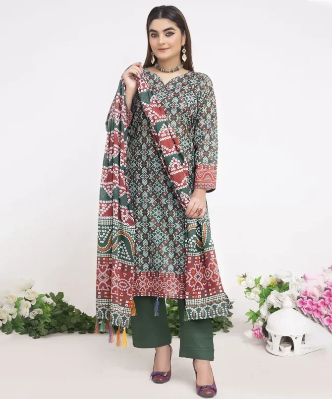 Pretty Attires 3 Piece Lawn women Suit PR CH-052405