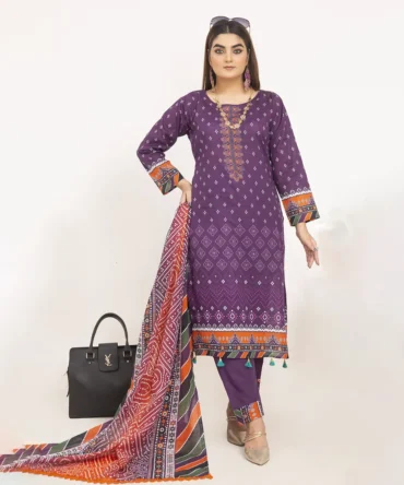 Pretty Attires 3 Piece Lawn women Suit PR CH-052402