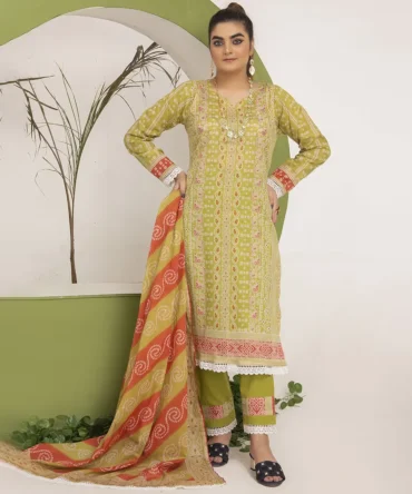 Pretty Attires 3 Piece Lawn women Suit PR CH-052407