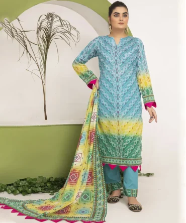 Pretty Attires 3 Piece Lawn women Suit PR CH-052409