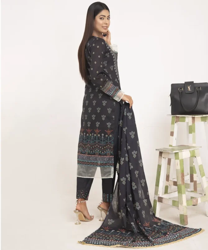 Pretty Attires 3 Piece Lawn women Suit PR CH-052410 01