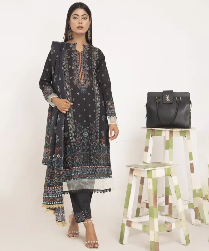 Pretty Attires 3 Piece Lawn women Suit PR CH-052410